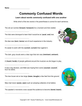 Commonly Confused Words 10