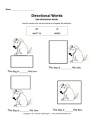 Directional Words 