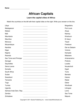 African Capitals 2 