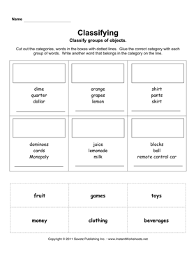 Classifying 