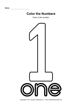 Color Number 1 