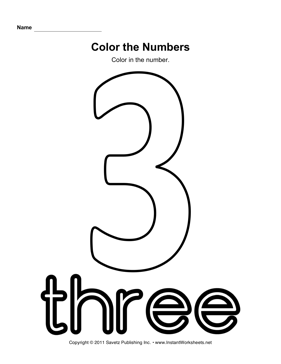 Color Number 3 