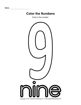 Color Number 9 
