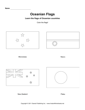 Color Oceania Flags 2