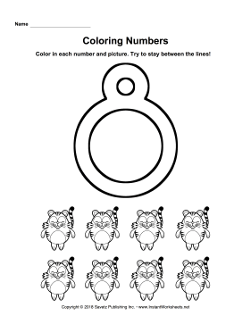 Coloring Numbers Eight