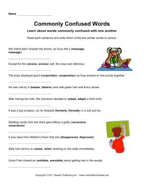 Commonly Confused Words 1