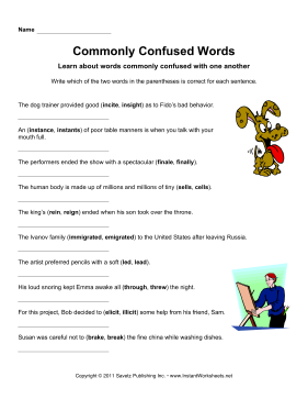 Commonly Confused Words 2