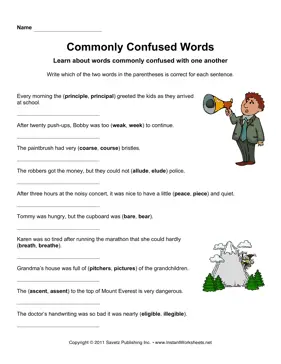 Commonly Confused Words 3