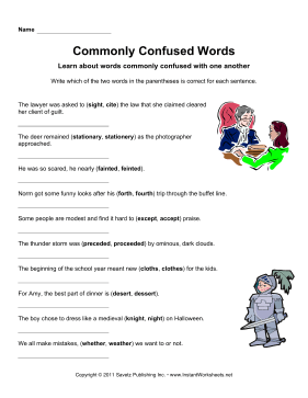 Commonly Confused Words 4