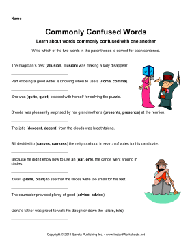 Commonly Confused Words 7