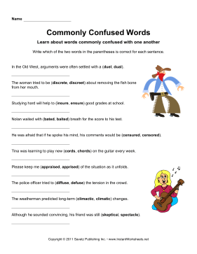 Commonly Confused Words 9