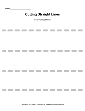 Cutting Straight Lines 