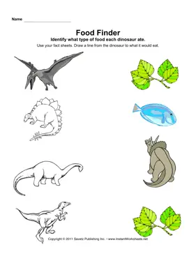 Dinosaur Food Finder 