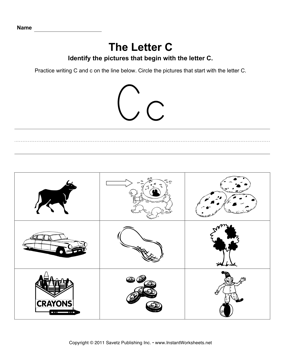 Letter C Pictures 