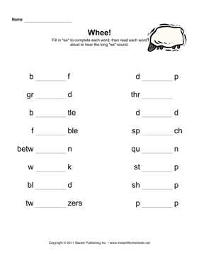 Long EE Phonics