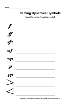 Naming Dynamics Symbols