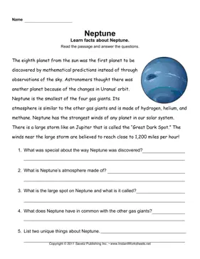 Neptune Comprehension 