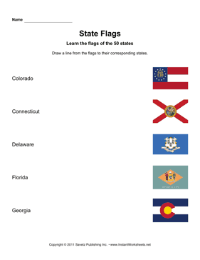 State Flags CO GA