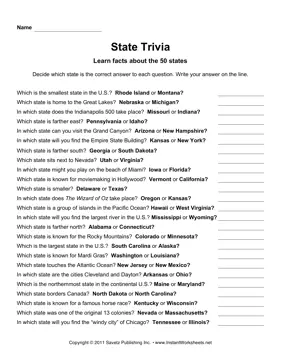 State Trivia