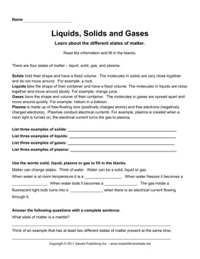 States of Matter Upper Elem 