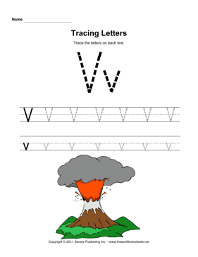 Tracing Letters V 