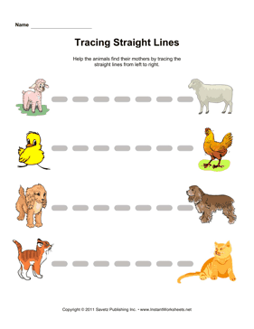 Tracing Straight Lines 