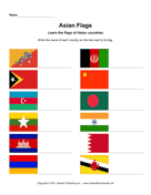 Asian Flags 1