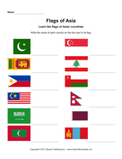 Asian Flags 3 