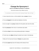 Change The Synonyms 1