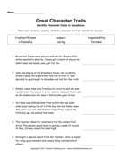 Character Traits Elem 