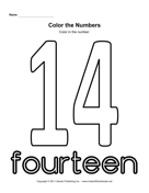 Color Number 14 