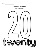 Color Number 20 