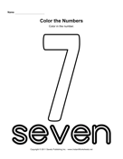 Color Number 7 