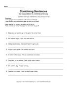 Combining Sentences 