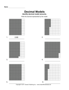 Decimal Models 1 