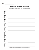 Defining Musical Accents
