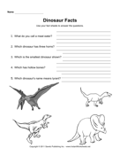 Dinosaur Questions 