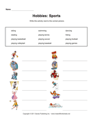 ESL Hobbies Sports