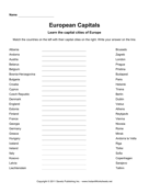 European Capitals 1