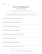 Fix Run-On Sentences 3