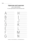 Identify Uppercase Lowercase Letters A N 