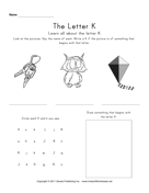 Letter K 