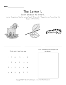 Letter L 