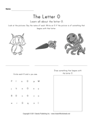 Letter O 