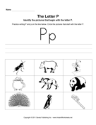 Letter P Pictures 
