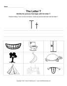 Letter T Pictures 