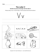 Letter V Pictures 