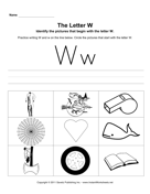 Letter W Pictures 