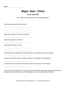 Maps Asia China Facts