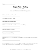 Maps Asia Turkey Facts